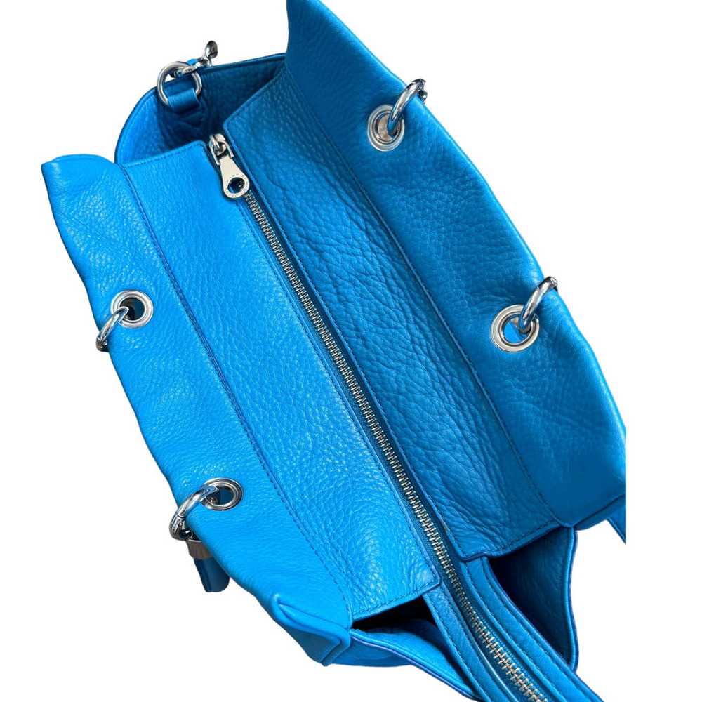 Marc by Marc Jacobs Aquamarine Bentley Winged Shoulder Bag Pebbled Leather - Picture 8 of 12
